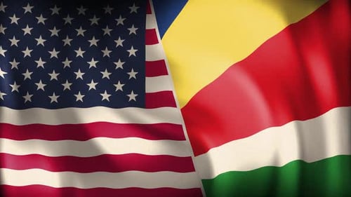 Usa And Seychelles Background Loop