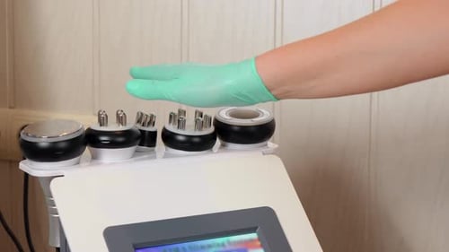 Beauty System Treatment Wand in Medical Setting