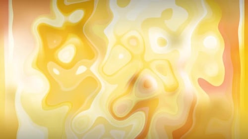 Warm Yellow and Orange Fluid Abstract Motion Background