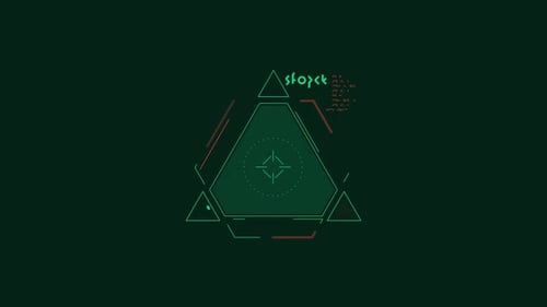 Partie en forme de triangle de l'interface extraterrestre