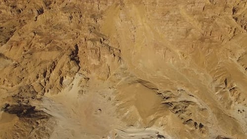 Dry desert landscape, Aerial view