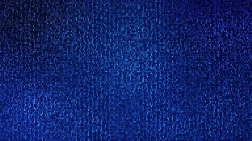 Futuristic Blue Binary Code Digital Data Flow Background