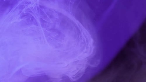 Smoke Flow Ink Wassermischung, blauer Rauch, Dampf, schwimmend