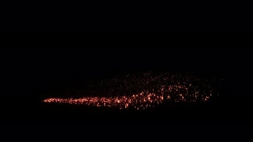 Abstract Glowing Spark Line Reveal