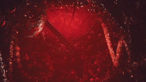 Voodoo Horror with Red Tentakles