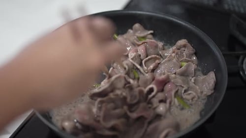 How to grill pork tongue