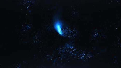 Fond de particules magiques