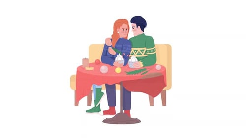 Animated Couple Characters