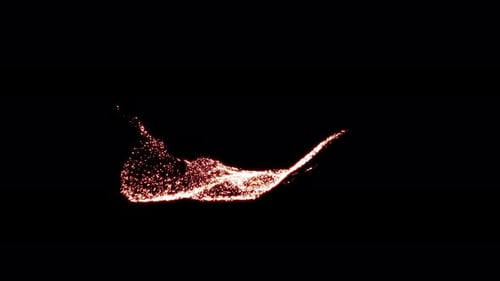 Glowing Spell Sparks Landing Effect