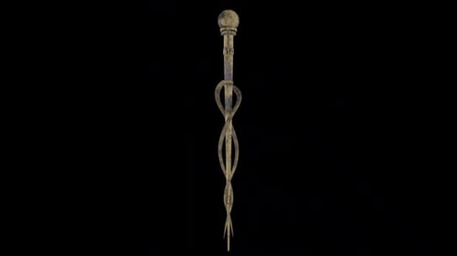 Old Caduceus Statuette Alpha Loop