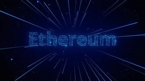 Ethereum-Partikelanimation
