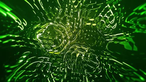 Green Liquid Ripple