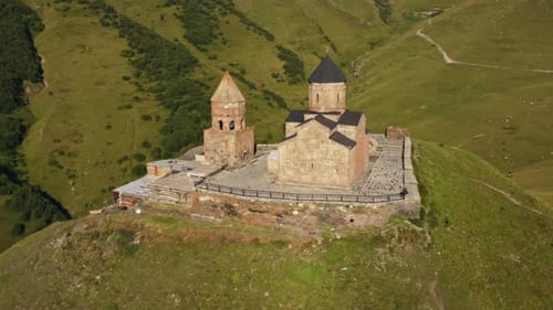 Gergeti Trinity Church Near Mount Kazbek