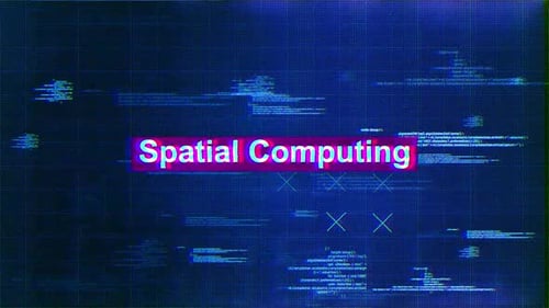 Digital Glitch Text Reveal Title Animation