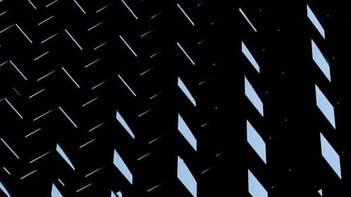 Abstracción 3D de un patrón en forma de cubos (bucle sin fin)