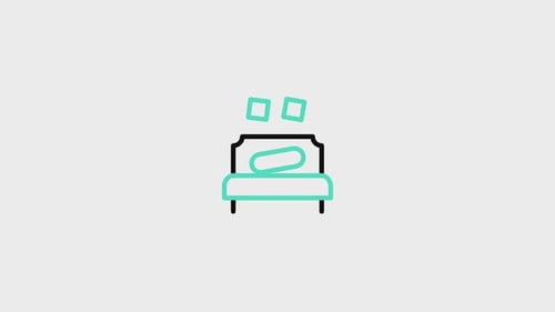 Double Bed Animated Icon