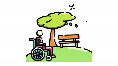 In The Park With A Wheelchair