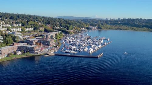 Le port de Seattle par Drone Aérien Active