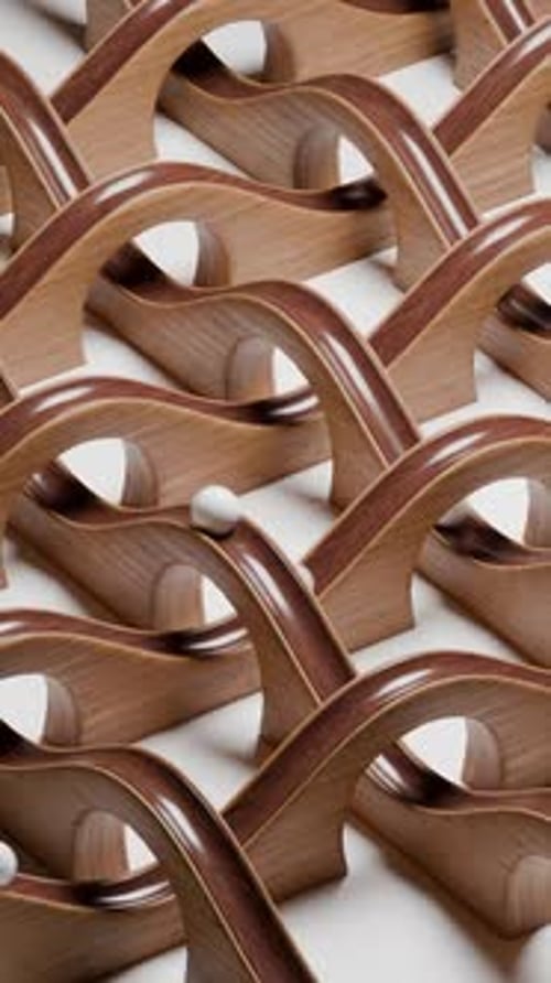 Slide Balls Loop 3D-Animation