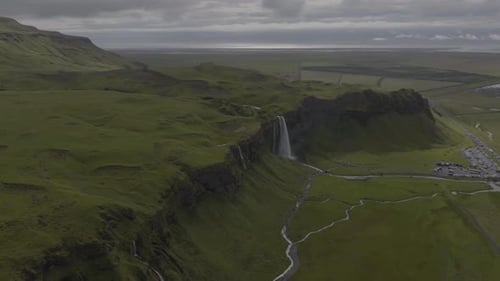 Majestic Seljalandsfoss Waterfall in Iceland