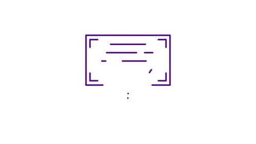 Line Art Certificate Animation Reveal