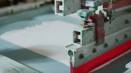 Industrial Screen Printing Machine Production Process