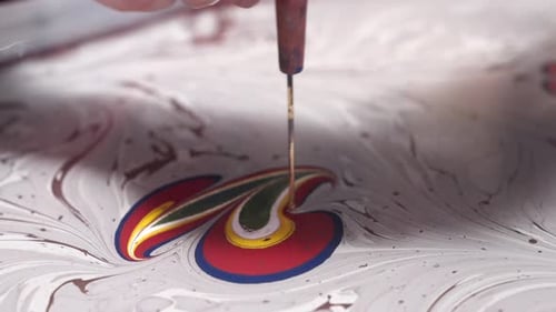 Arte de marmoleo turco