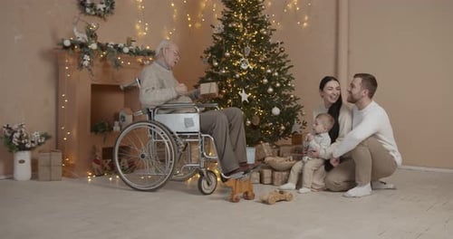 Generations Celebrate: Senior Gives Gift to Young Family