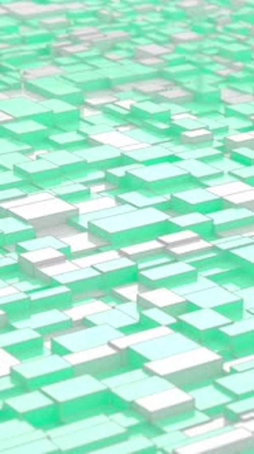Animierter geometrischer 3D-Schleifenhintergrund