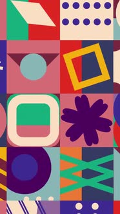 Geometric Walpaper Animated Background