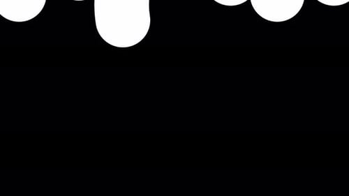 Tidal Collection: A swipe down transition effect of black waves in swirl motion from the top side to