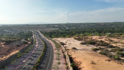 road with a view of the sands