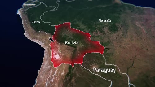 Mapa de Bolivia