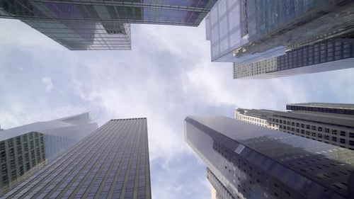 Urban City Skyline Metropolis Buildings