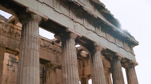 Templo de Hefesto en la antigua Ágora Atenas Grecia Arquitectura griega antigua Viajes populares