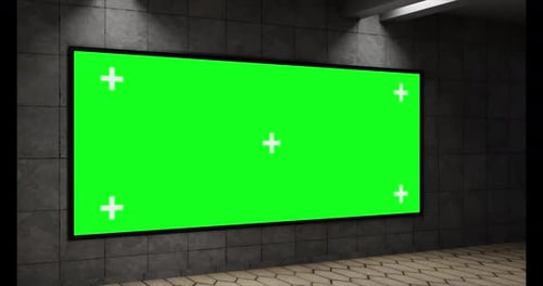 Billboard Mockups Green Screen