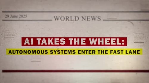 Animated News Headline Reveal for Technology Content