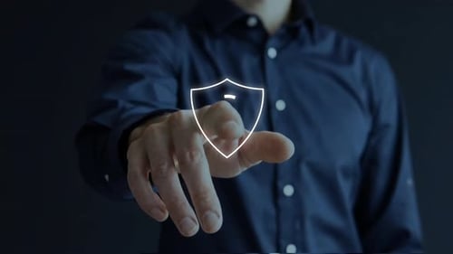 Animated Quality Compliance Shield with Document Icons