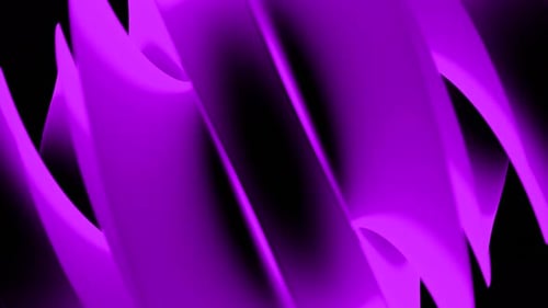 Abstract bright round 3d complex shape in rotating motion. Design.