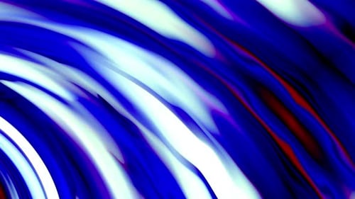 Abstract Fluid Blue and White Swirling Lines Motion Background