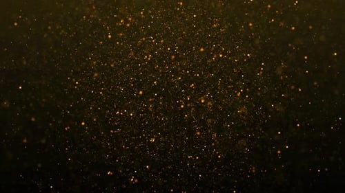 Gold Particle Background Loop