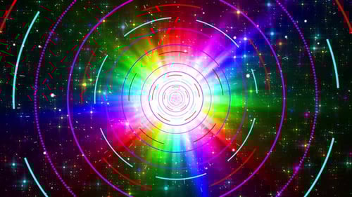 Technologie-Tunnel-Hintergrund Looped V3