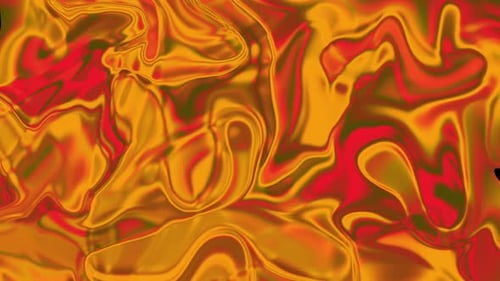 Dynamic Abstract Swirling Liquid Paint Colors Background