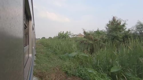 Train ride in Thailand