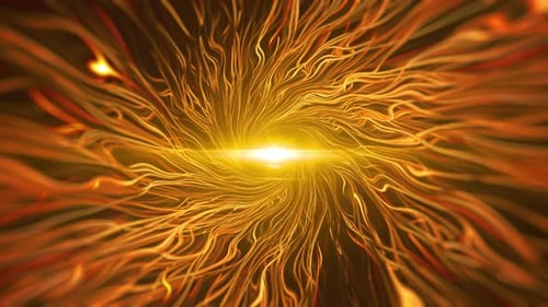 Gold Vortex Abstract Background