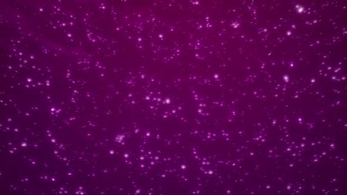 Seamless Loop of Purple Abstract Glitter Particles Background