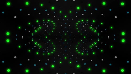 Abstract Futuristic Light Tunnel Loop Background