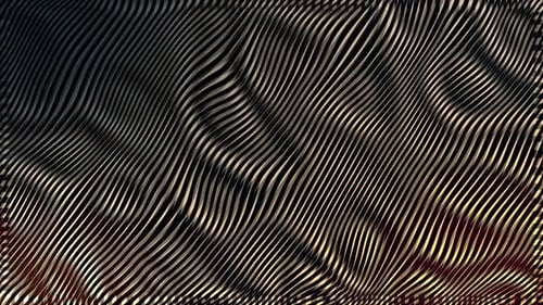Abstract Fluid Wavy Metallic Lines Animated Background