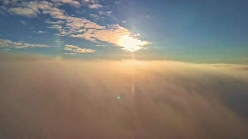 Sky and clouds.
