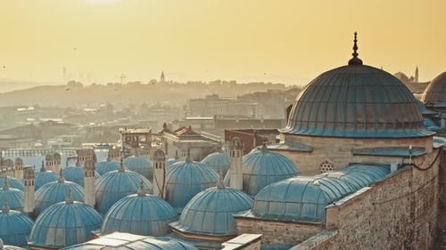 4 K Aerial Views Of Istanbul City, Turkey